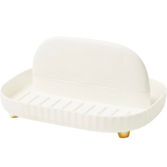 Lid Holder, Spoon, Cooking Ladle, Spatula, Spoon Holder, for Countertop in White - Picture 1 of 12